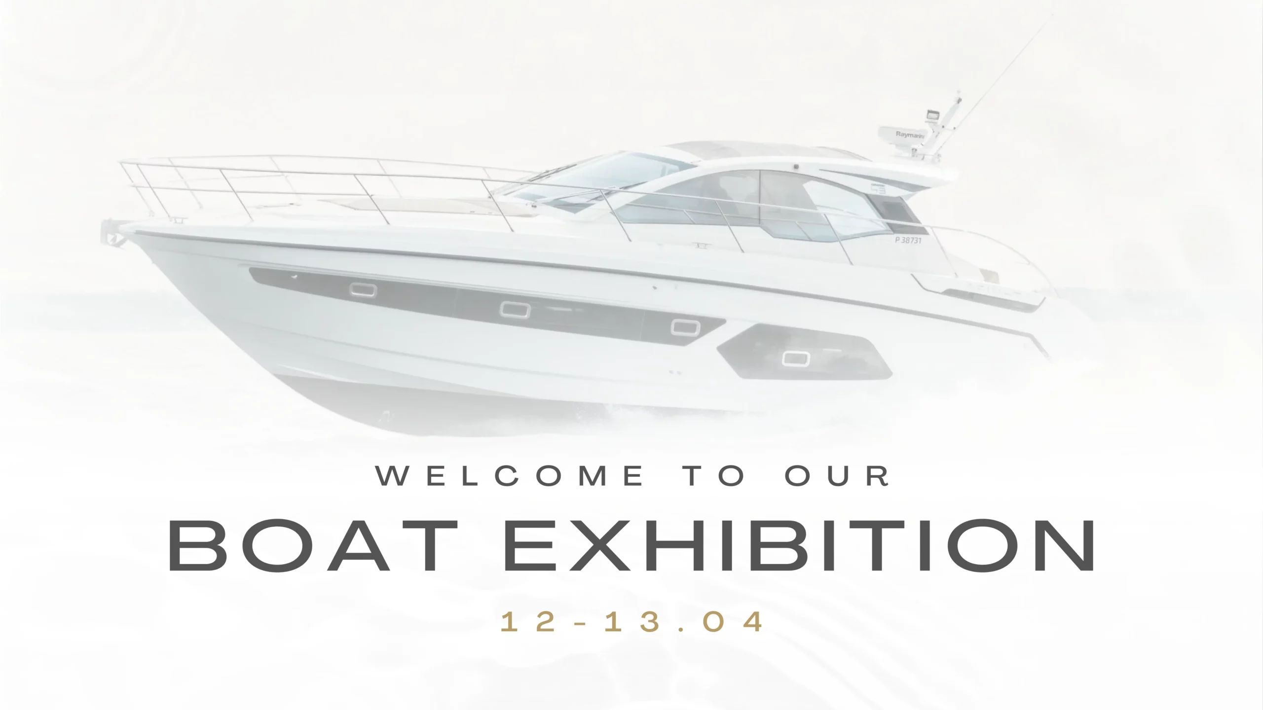 Welcome to our boat exhibition 12.–13.4.
