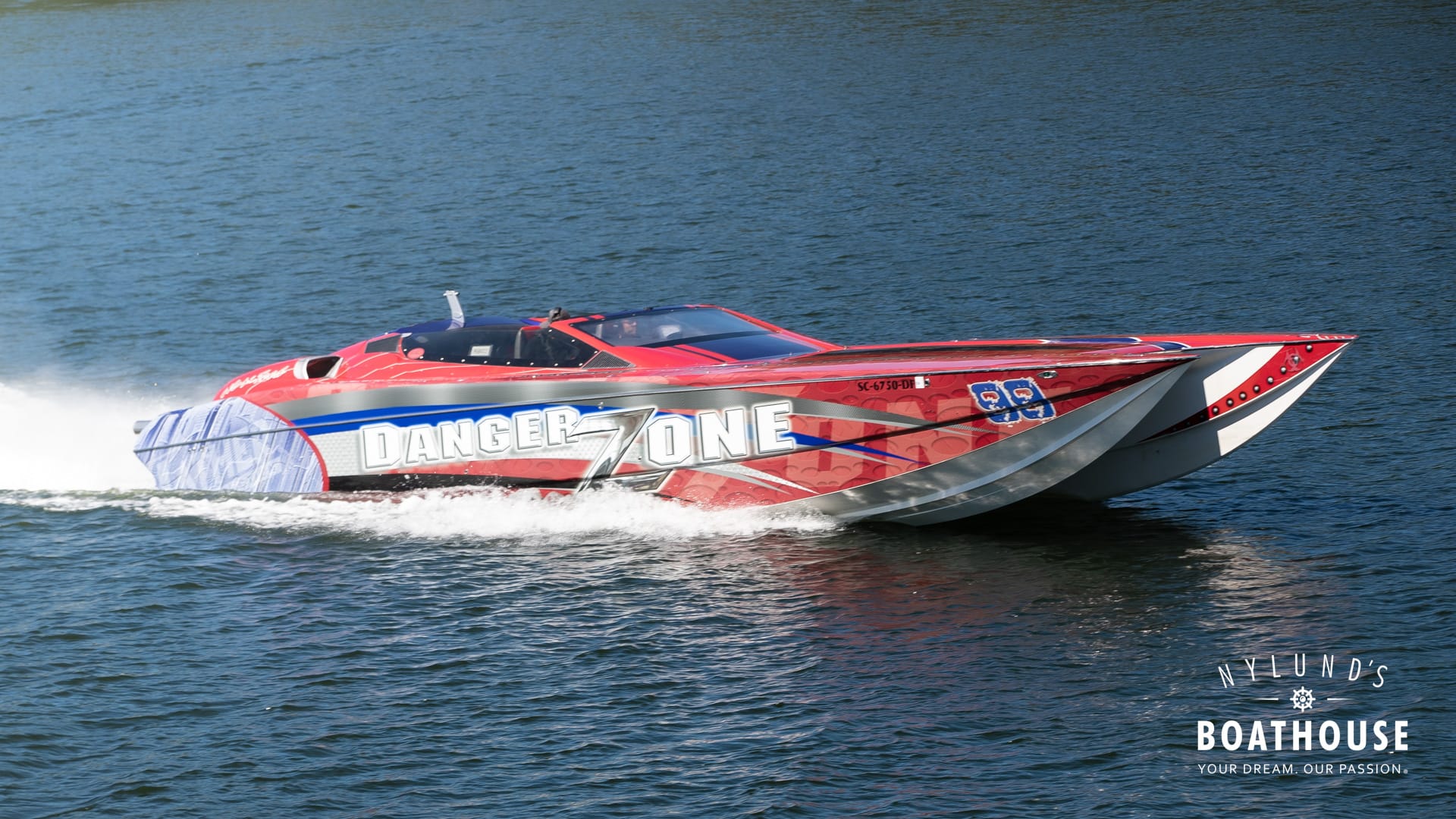 Nor-tech 4300 Supercat Roadster for sale | Nylunds Boathouse